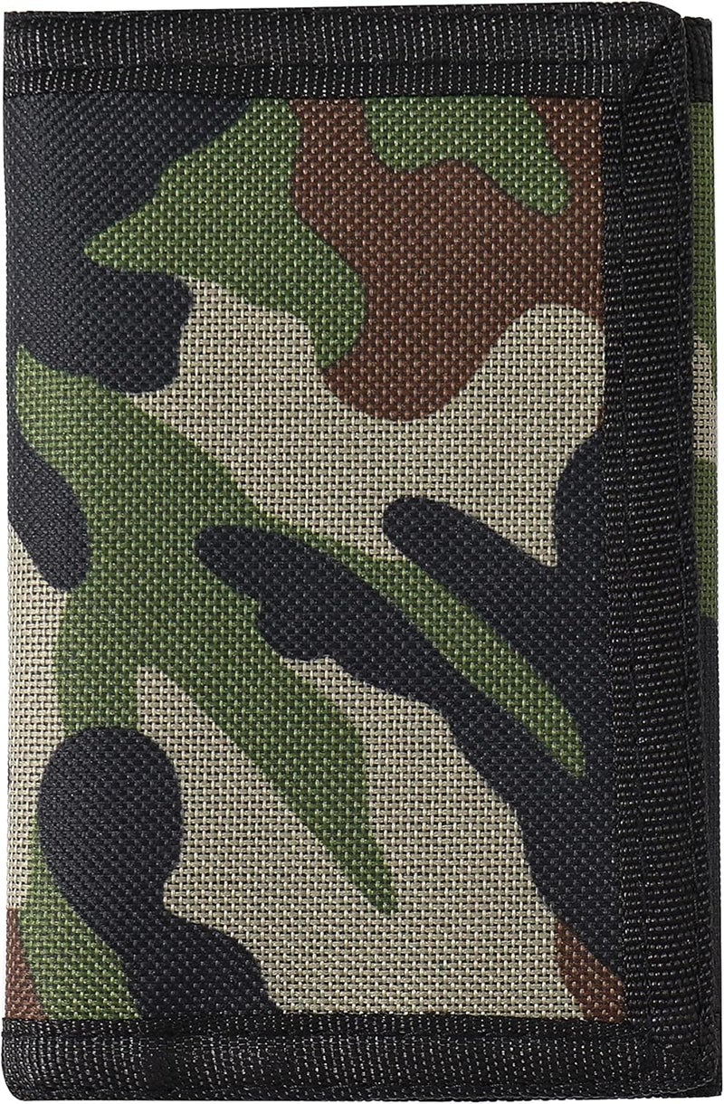 Nitort Wallet, Canvas Outdoor Sports Wallets for Kid, Lovely Wallet with Zipper for Kids- Front Pocket Wallet with Magic Sticker - Image 3